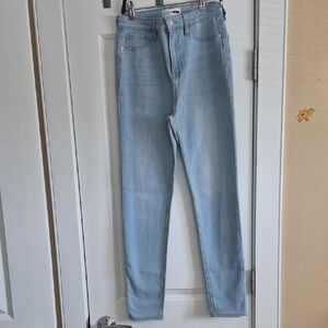 Fashion Nova Light Wash High-Rise Skinny Jeans